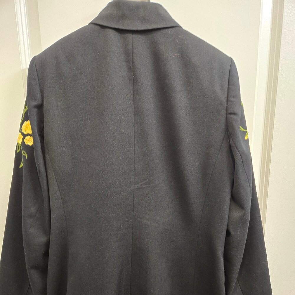 Vintage Scully Yellow Rose Embroidered Jacket - Picture 5 of 8